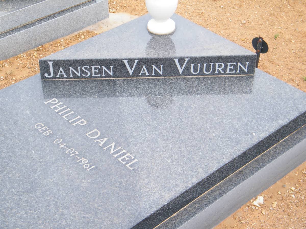 VUUREN Philip Daniel, Jansen van 1961