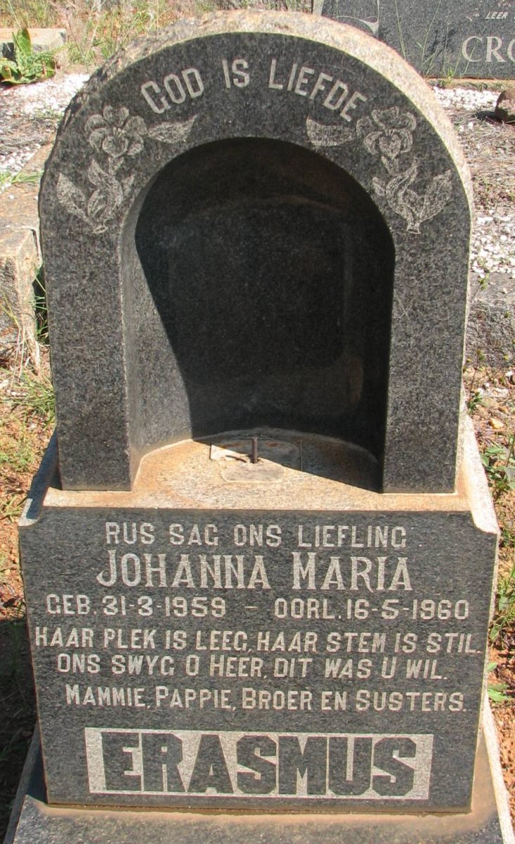 ERASMUS Johanna Maria 1959-1960