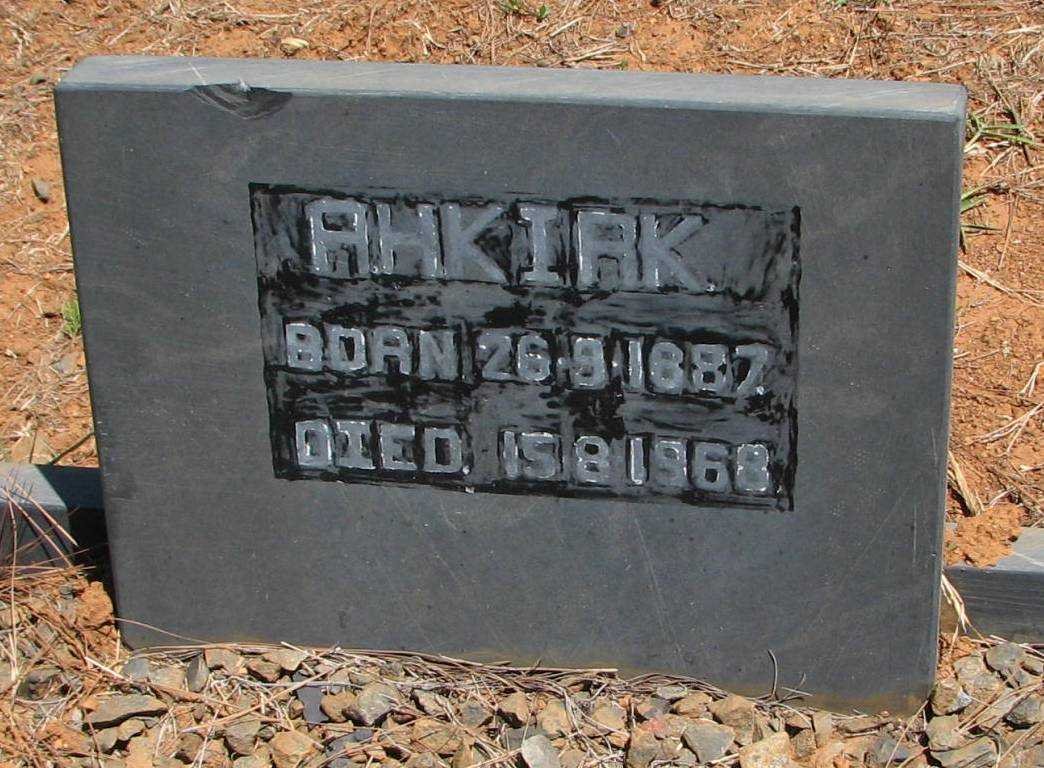 KIRK A.H. 1887-1968