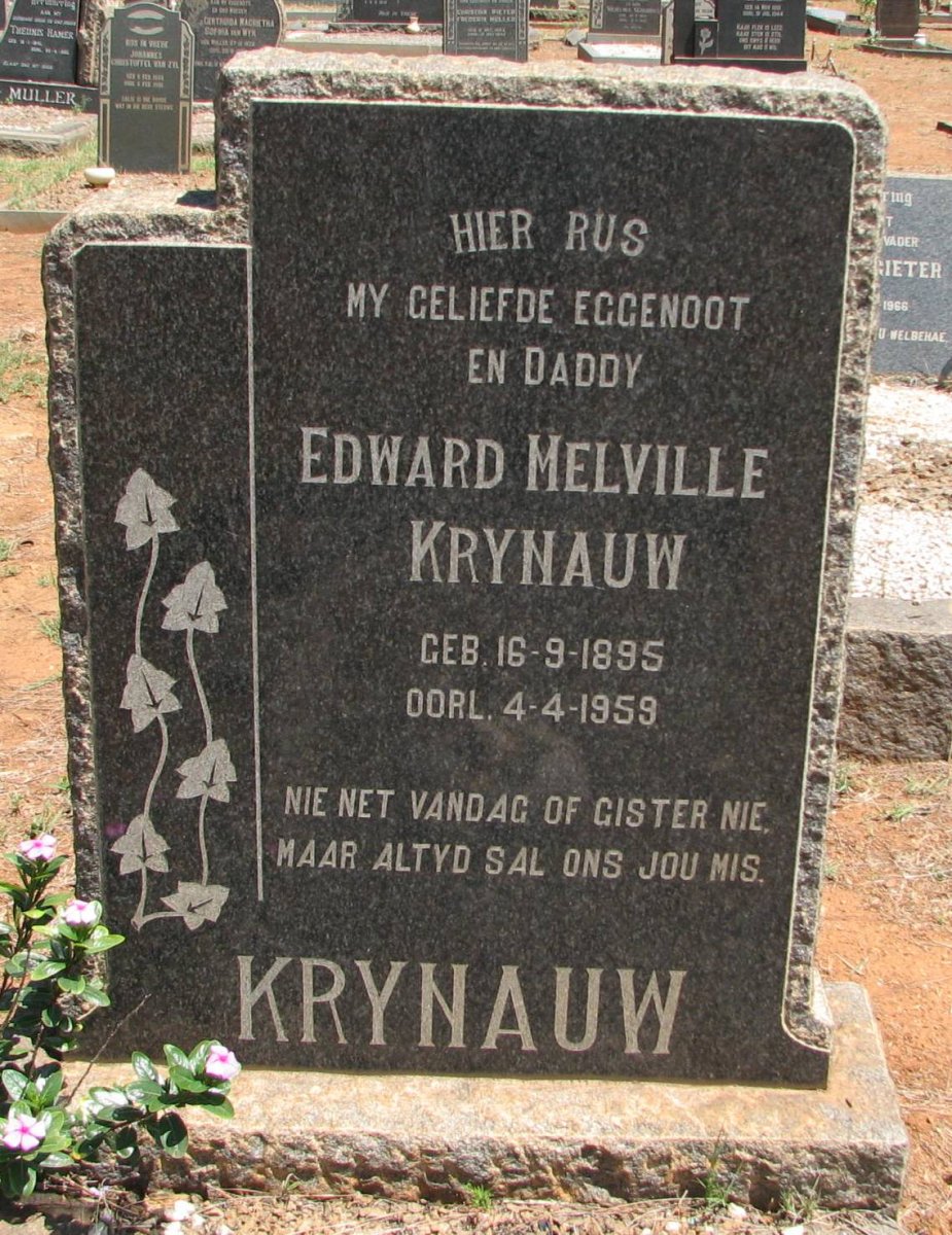 KRYNAUW Edward Melville 1895-1959