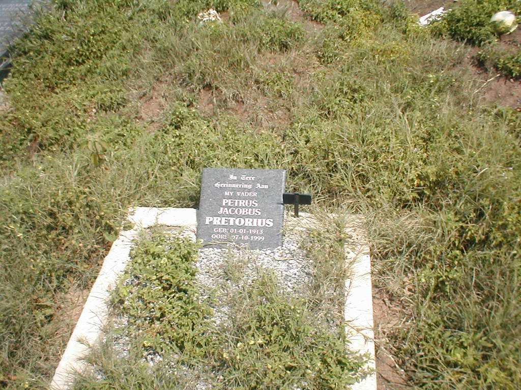 PRETORIUS Petrus Jacobus 1913-1999