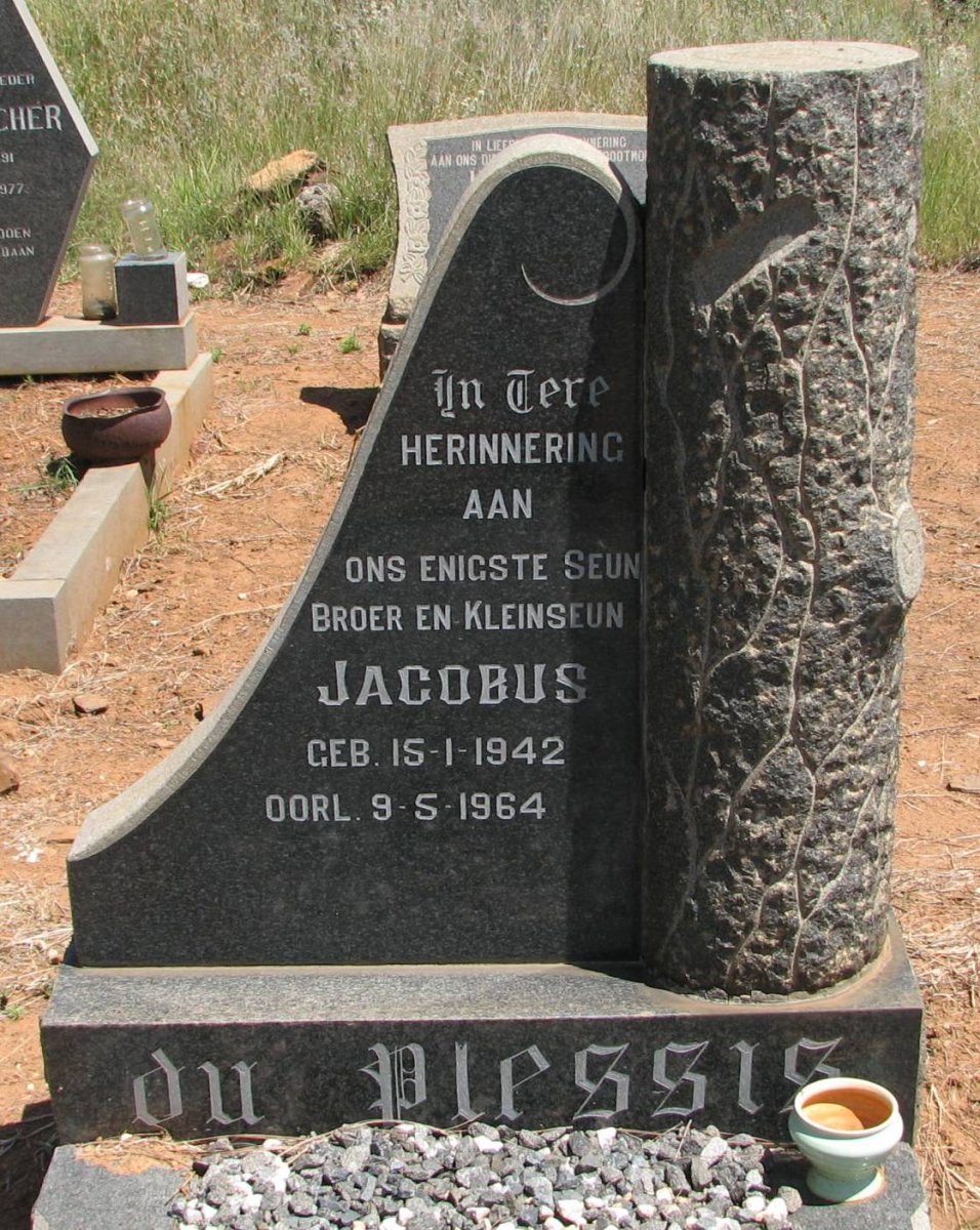 PLESSIS Jacobus, du 1942-1964