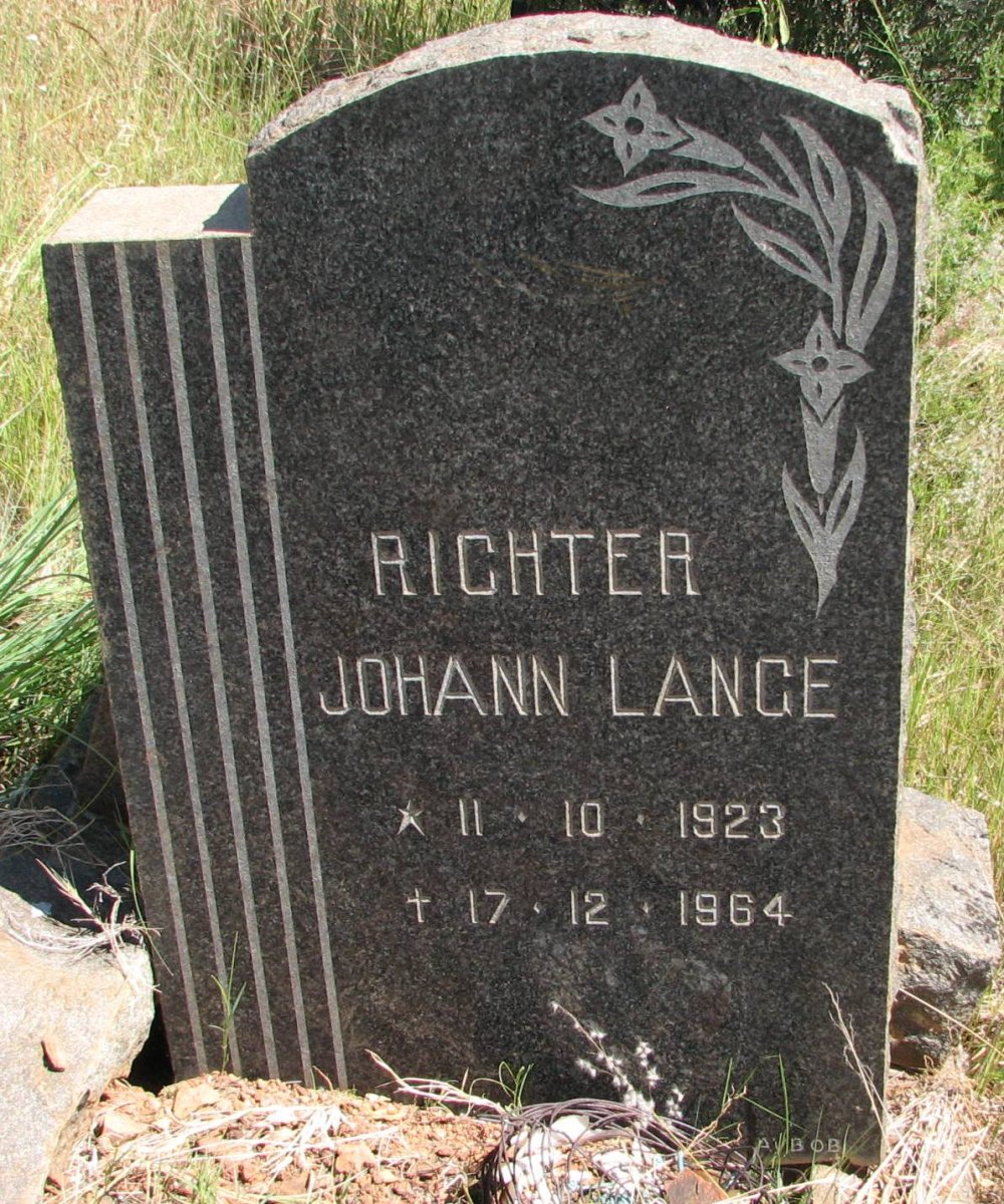 RICHTER Johann Lange 1923-1964
