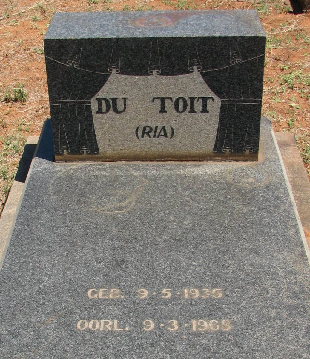 TOIT Ria, du 1935-1968