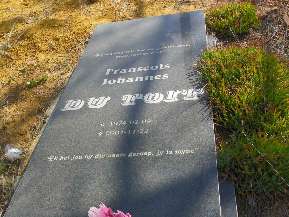 TOIT Franscois Johannes, du 1974-2004