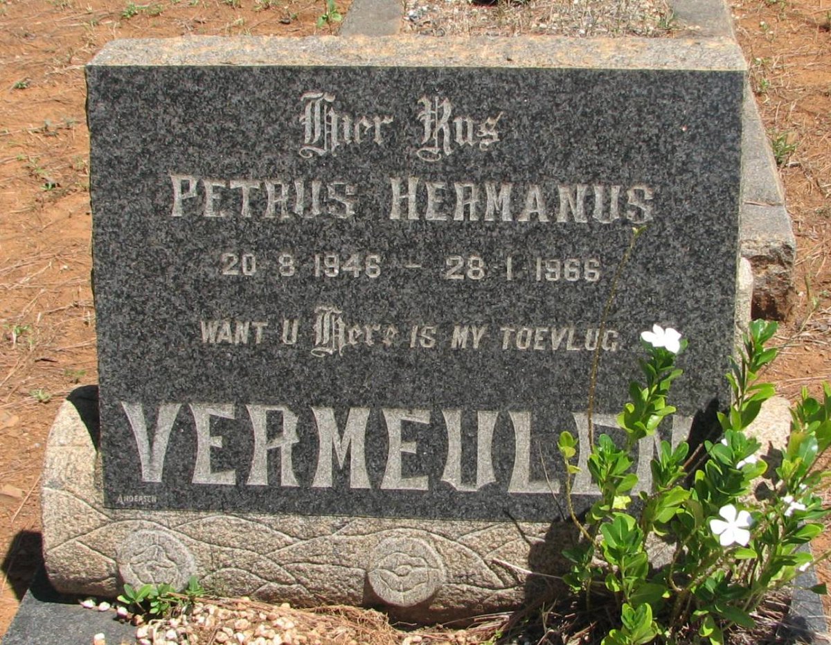 VERMEULEN Petrus Hermanus 1946-966
