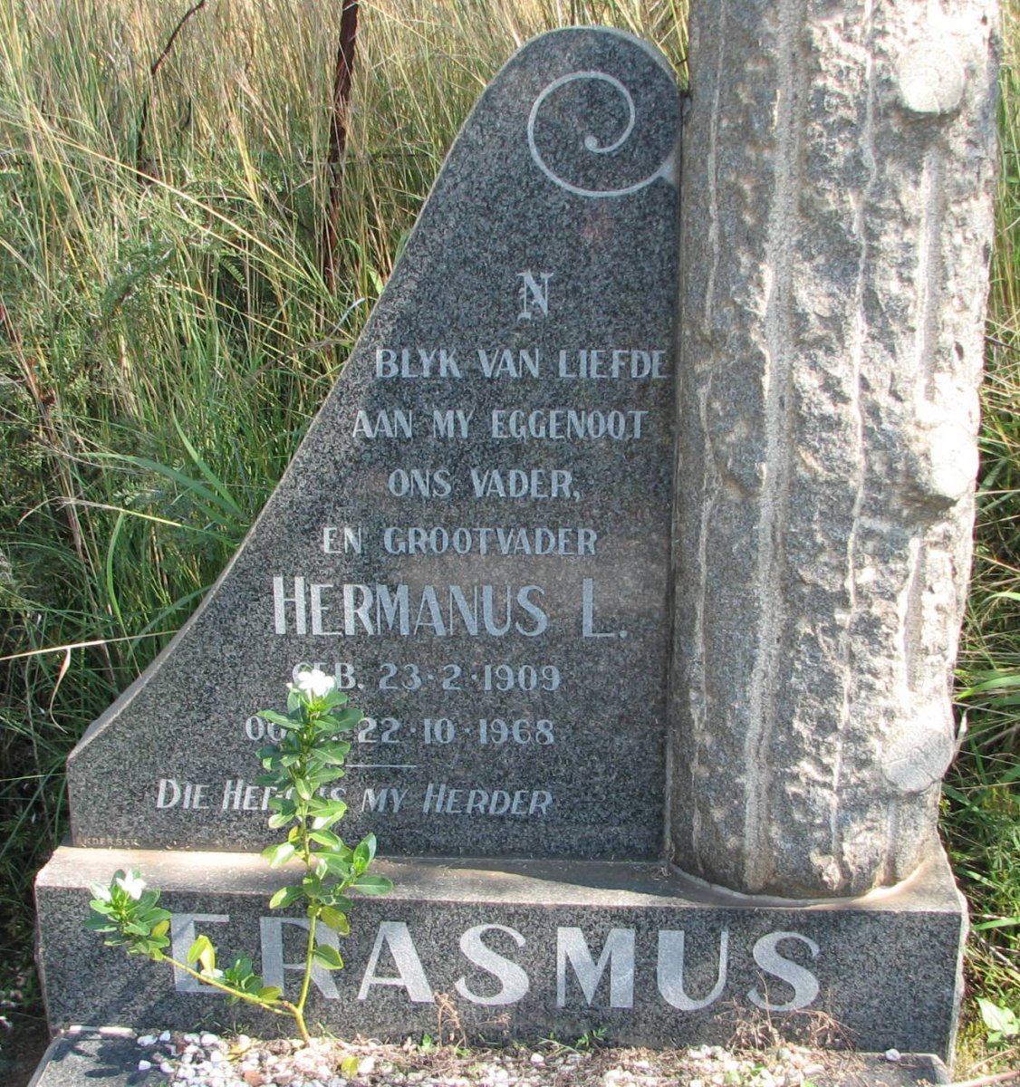 ERASMUS Hermanus L. 1909-1968