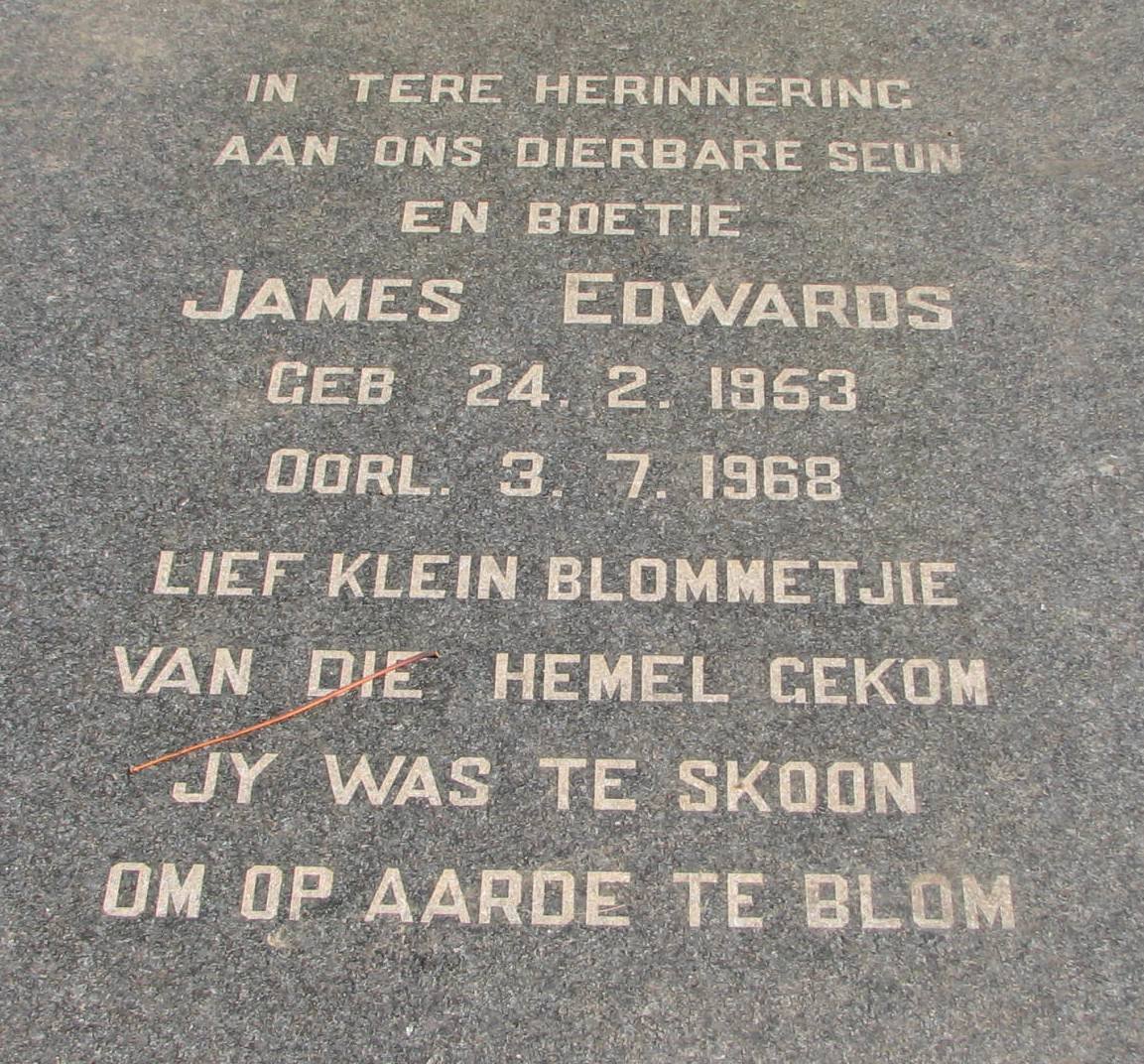 EDWARDS James 1953-1968