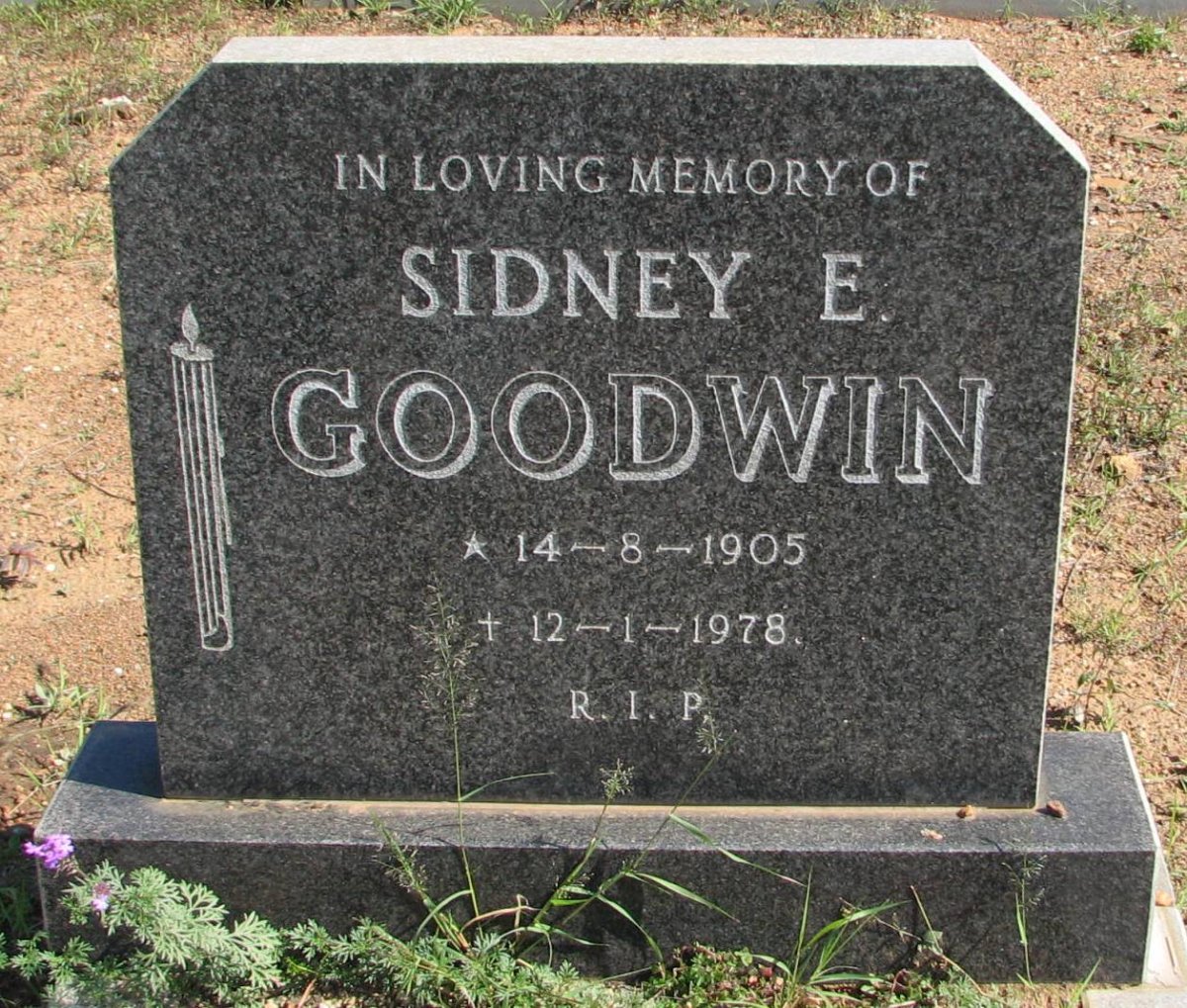 GOODWIN Sidney E. 1905-1978
