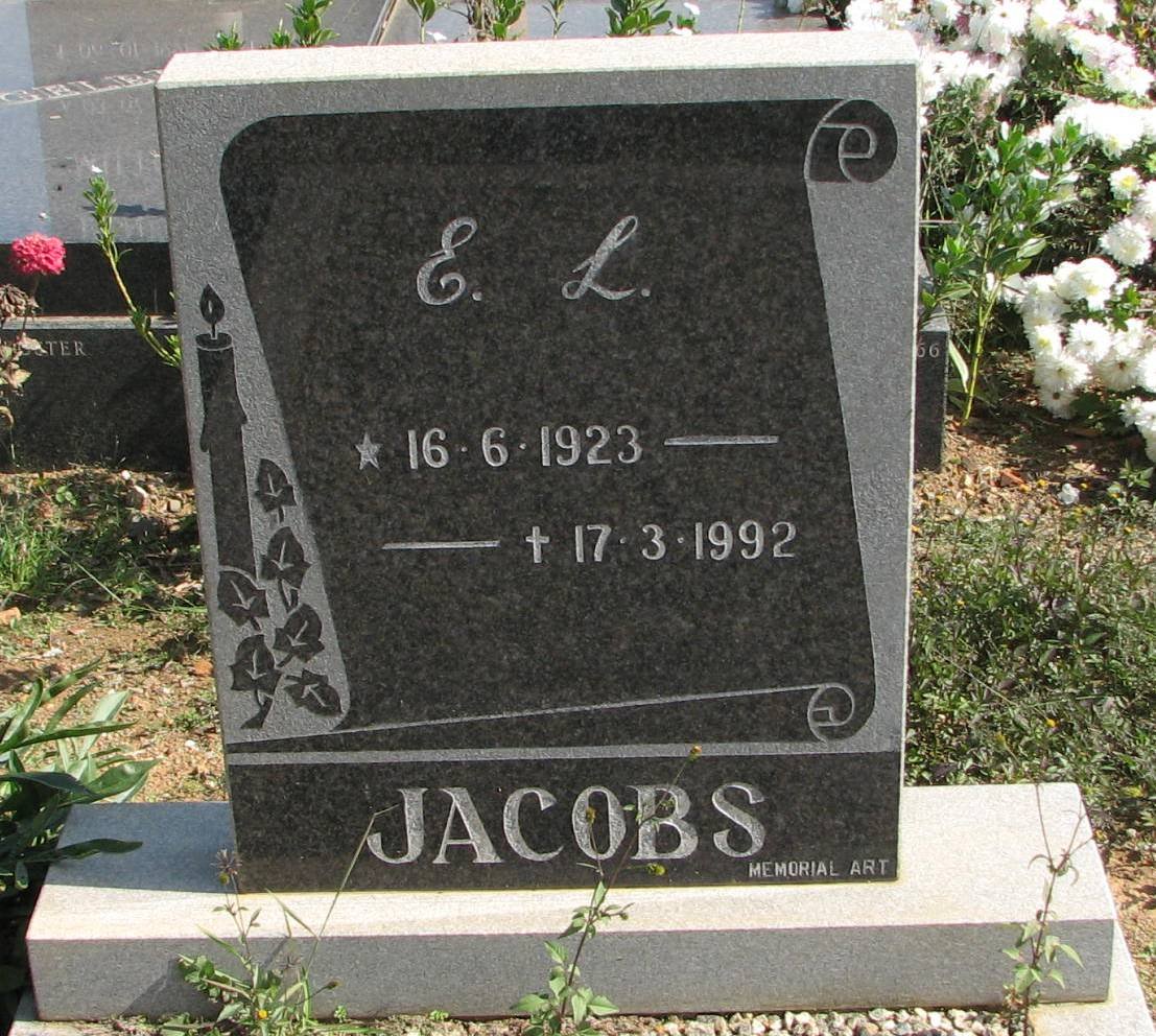 JACOBS E.L. 1923-1992