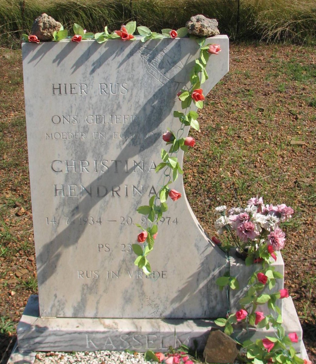 KASSELMAN Christina Hendrina 1934-1974
