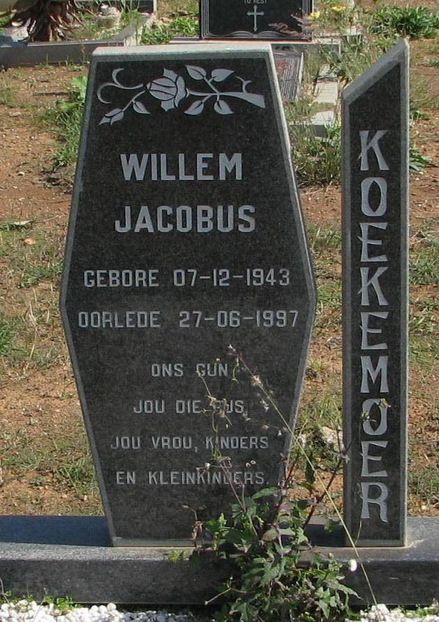KOEKEMOER Willem Jacobus 1943-1997