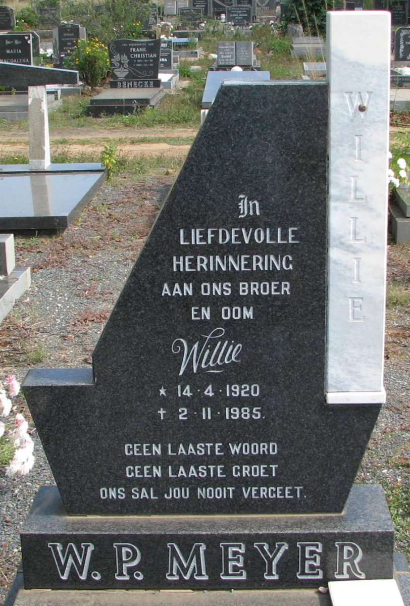 MEYER W.P. 1920-1985
