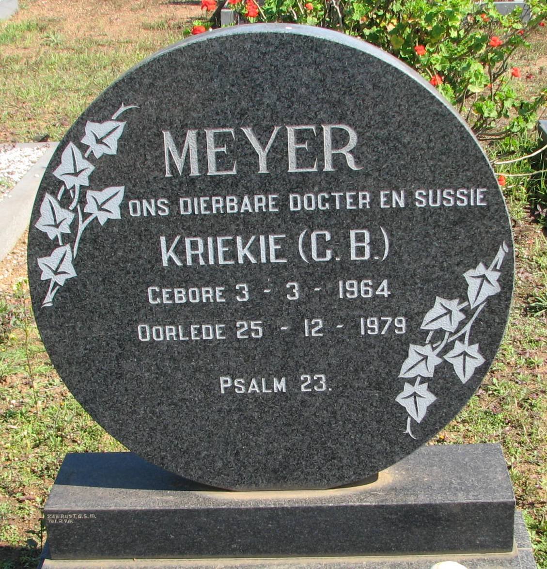 MEYER C.B. 1964-1979