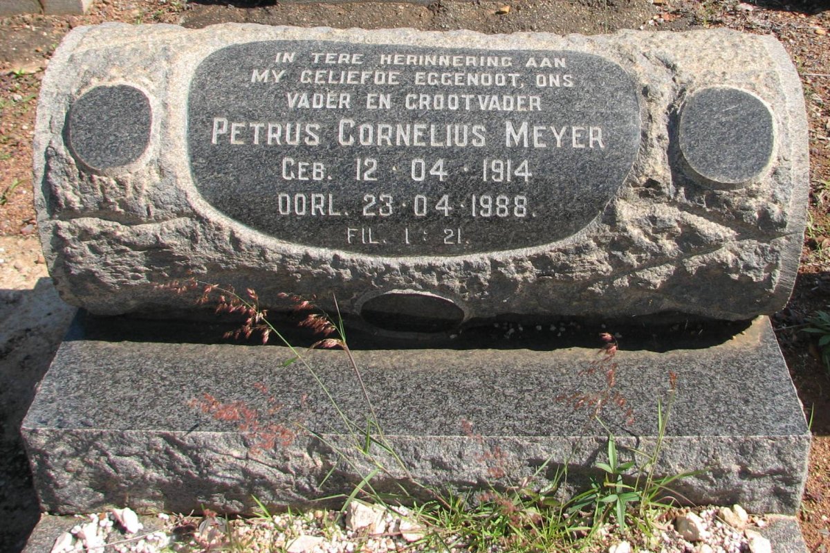 MEYER Petrus Cornelius 1914-1988