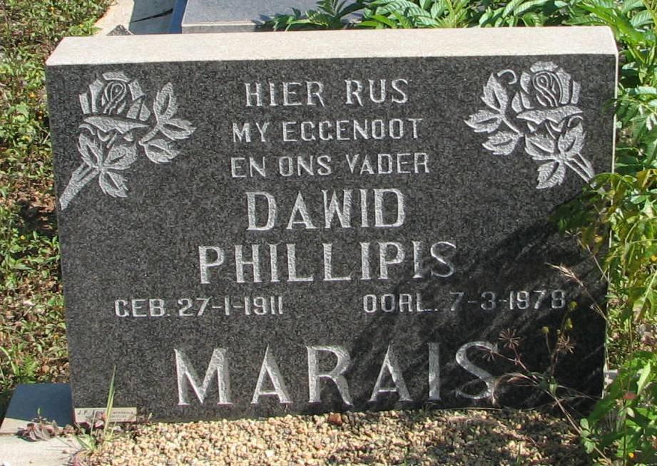 MARAIS Dawid Phillipis 1911-1978