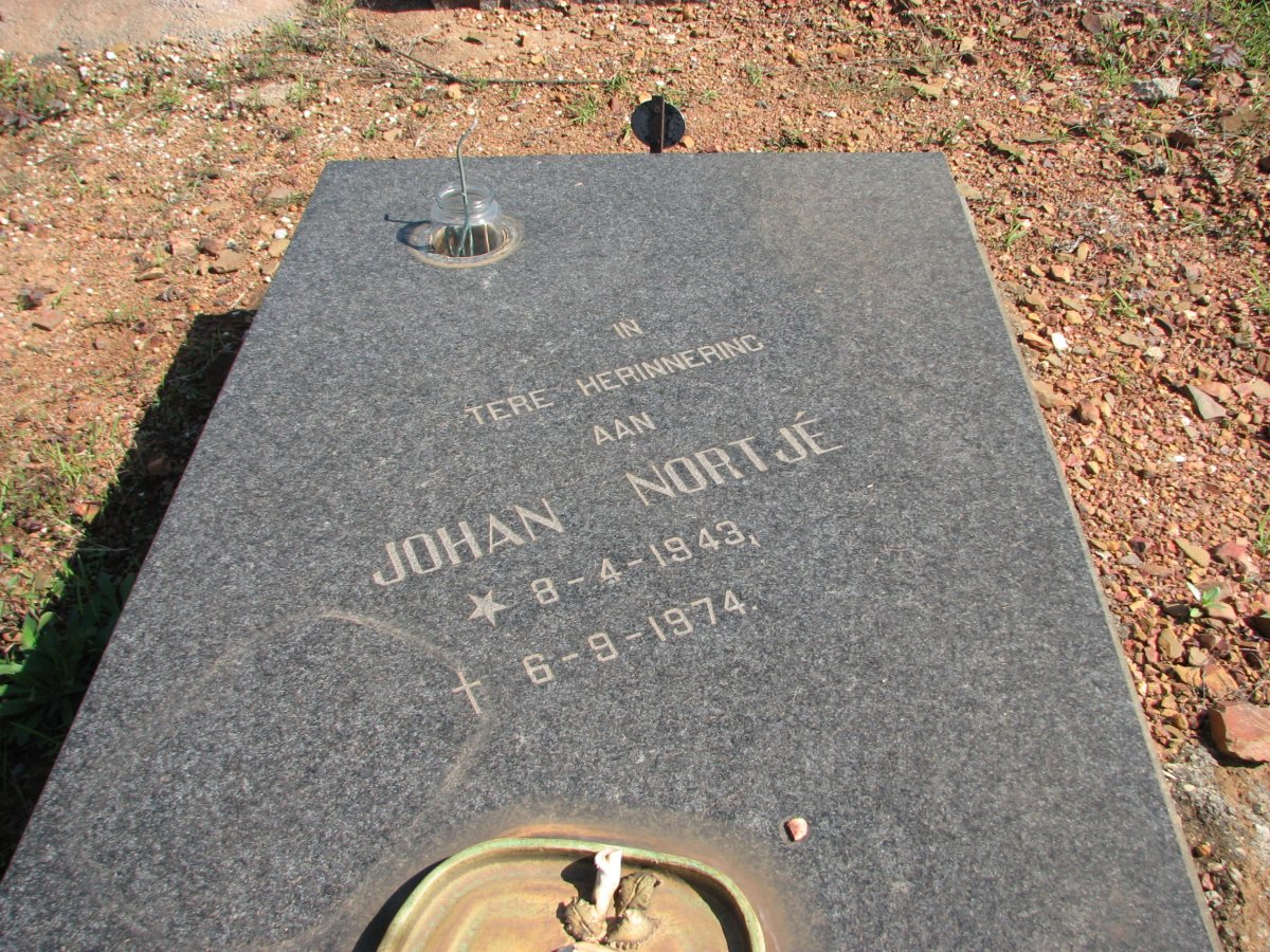 NORTJE Johan 1943-1974