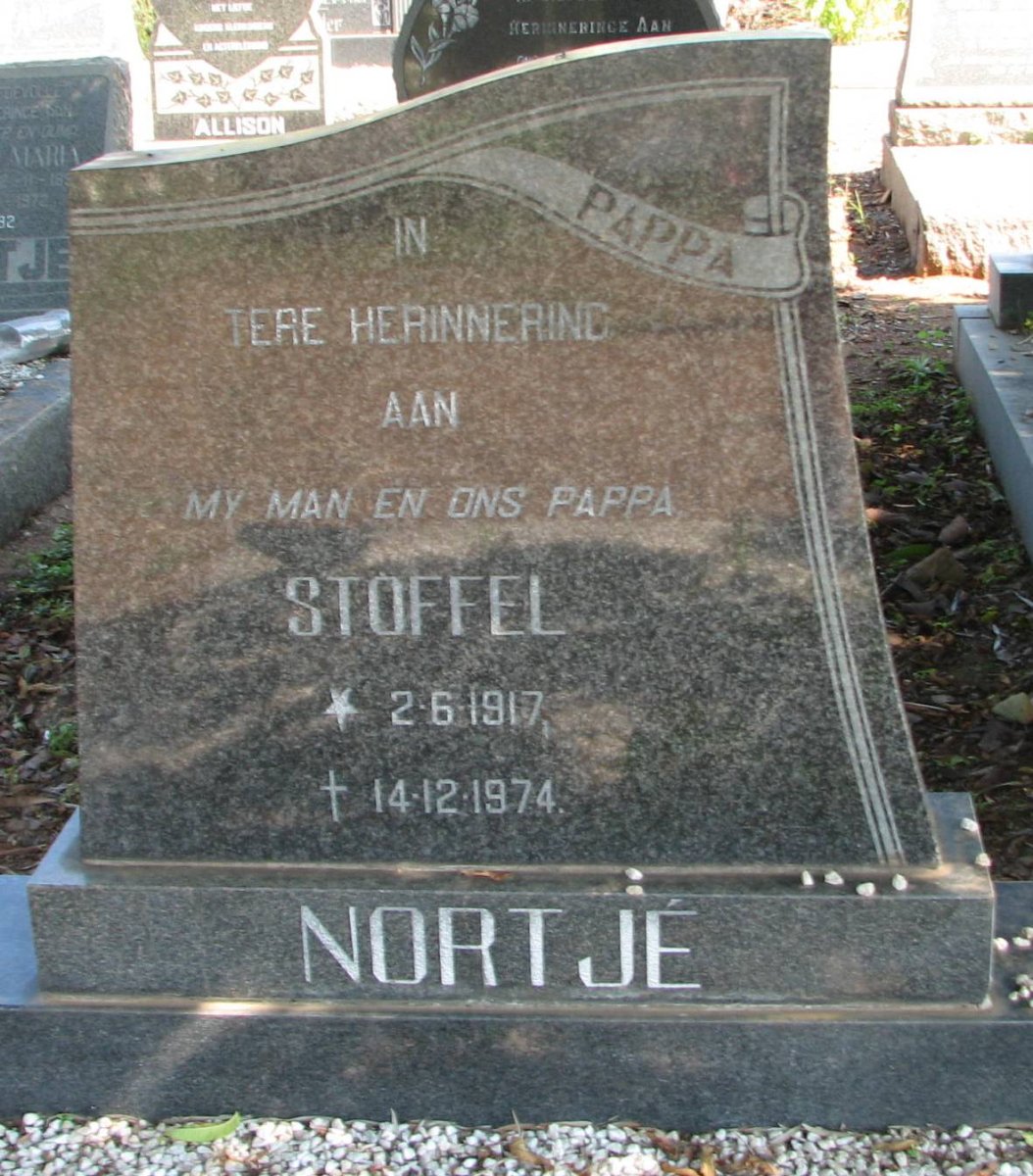 NORTJE Stoffel 1917-1974