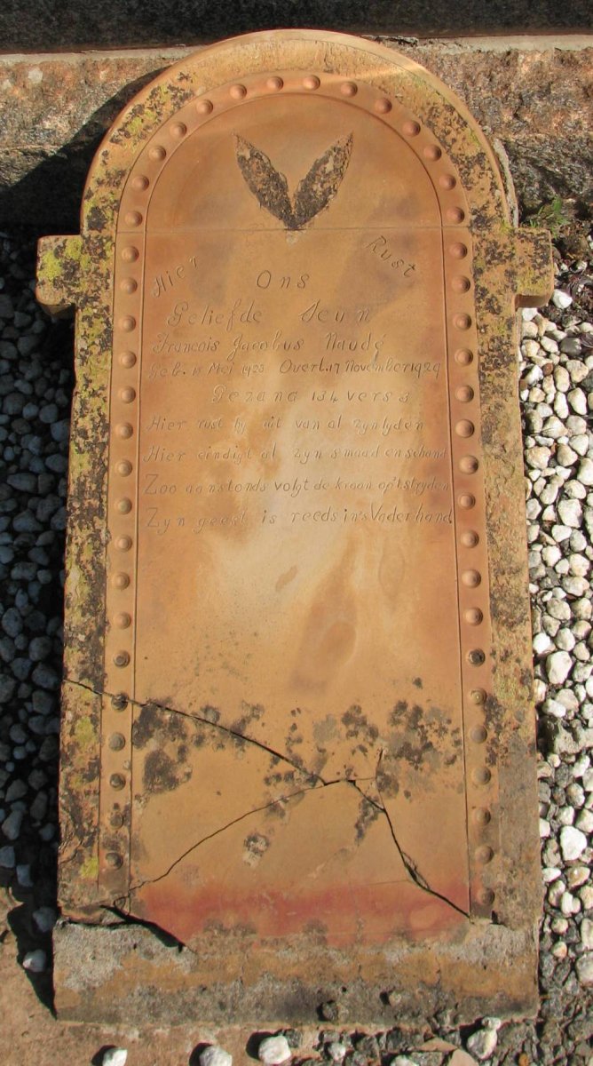 NAUDE Francois Jacobus 1923-1929