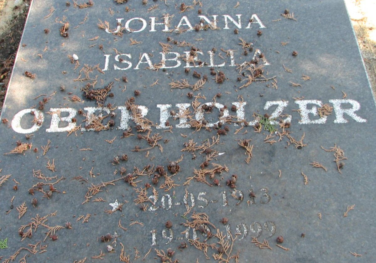 OBERHOLZER Johanna Isabella 1913-1999