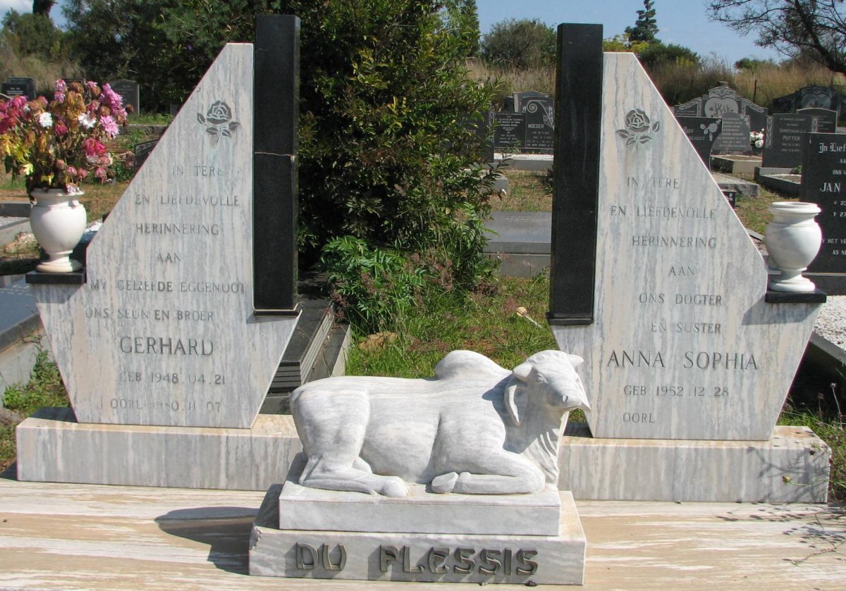 PLESSIS Gerhard, du 1948-1980 &amp; Anna Sophia 1952-