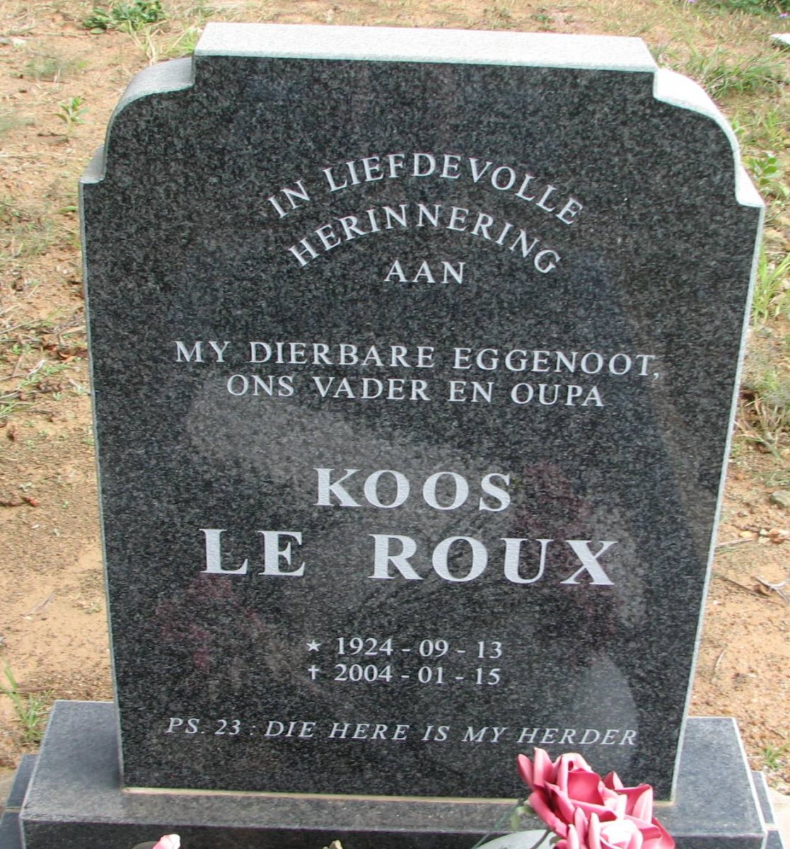 ROUX Koos, le 1924-2004