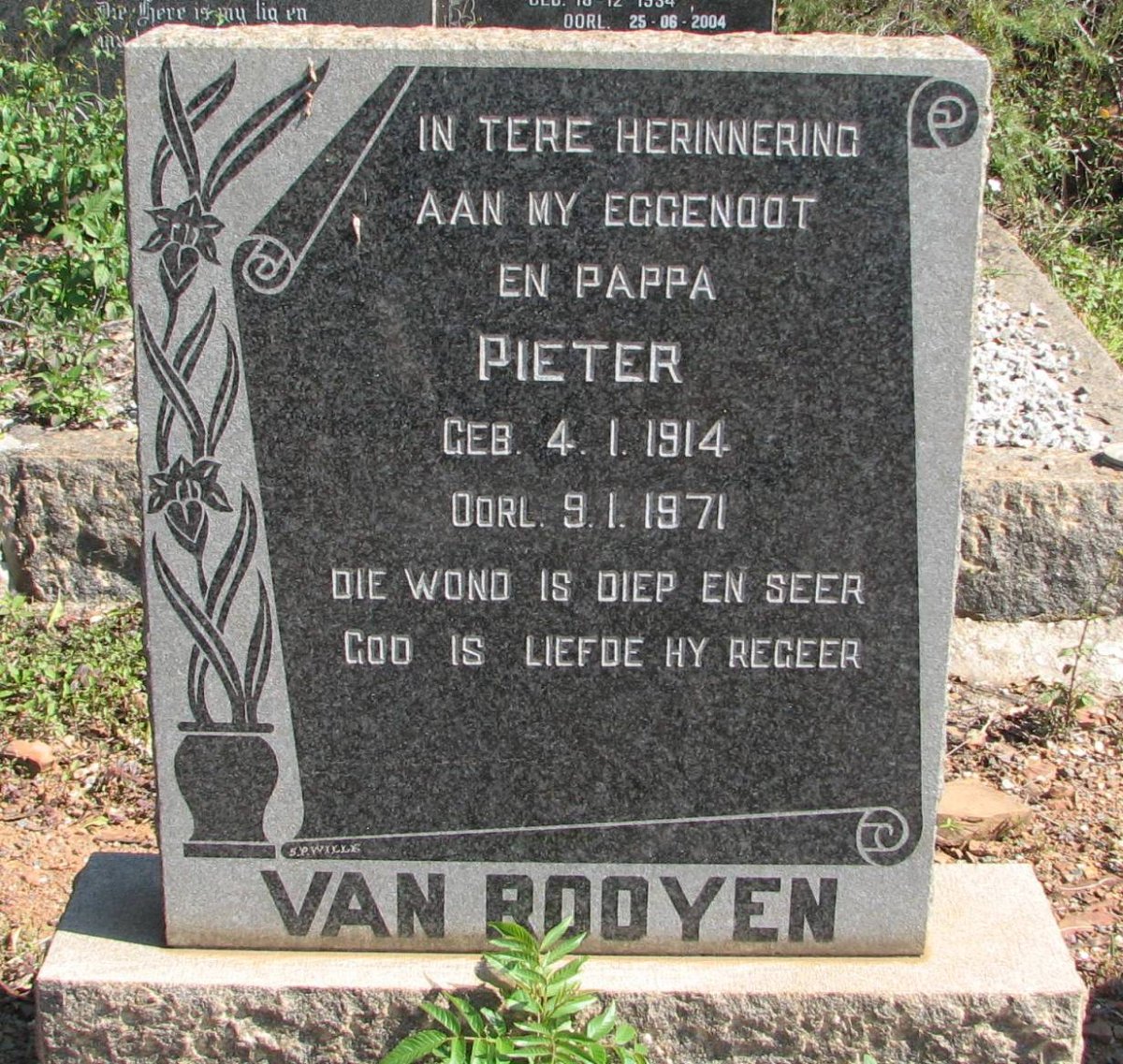 ROOYEN Pieter, van 1914-1971
