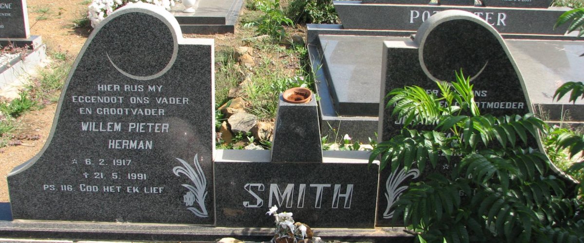 SMITH Willem Pieter Herman 1917-1991 &amp; Johanna Isabella Serfasina BEZUIDENHOUT 1909-