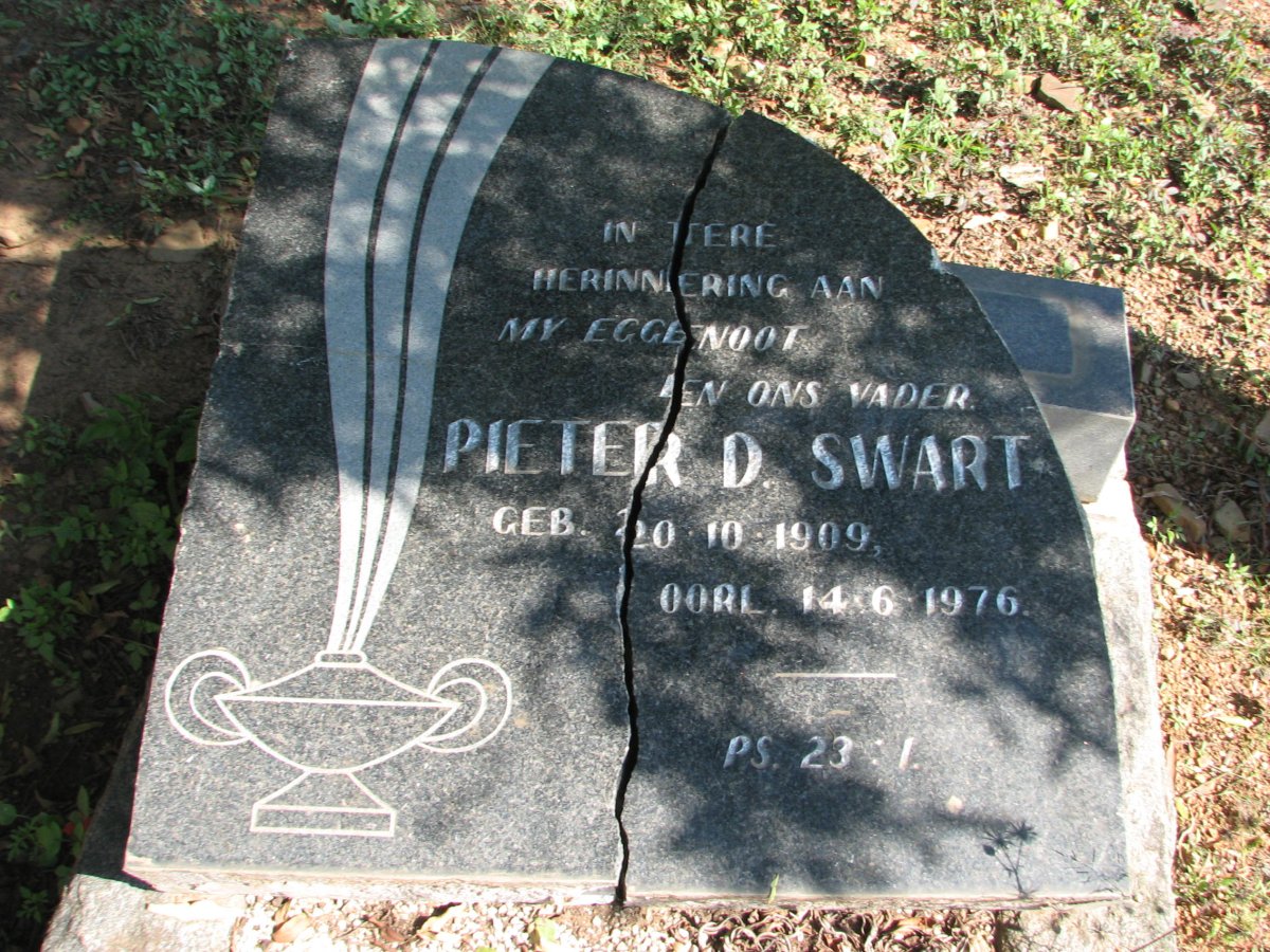 SWART Pieter D. 1907-1976