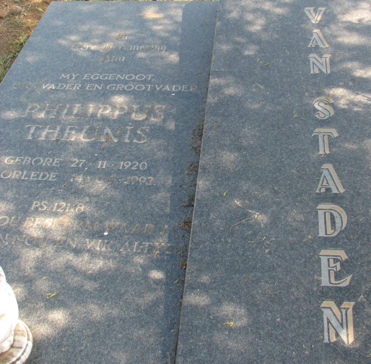 STADEN Phillippus Theunis, van 1920-1993