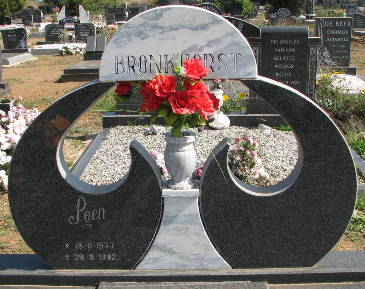 BRONKHORST Poen 1933-1992