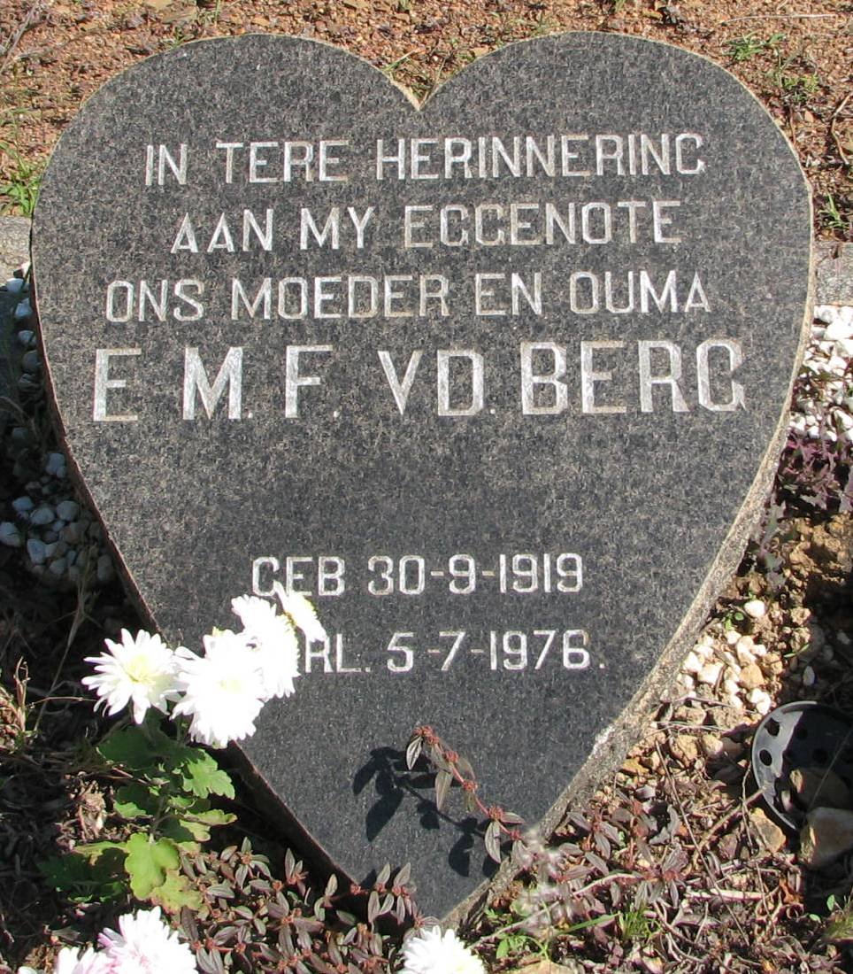 BERG E.M.F., vd 1919-1976