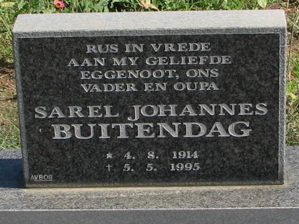 BUITENDAG Sarel Johannes 1914-1995