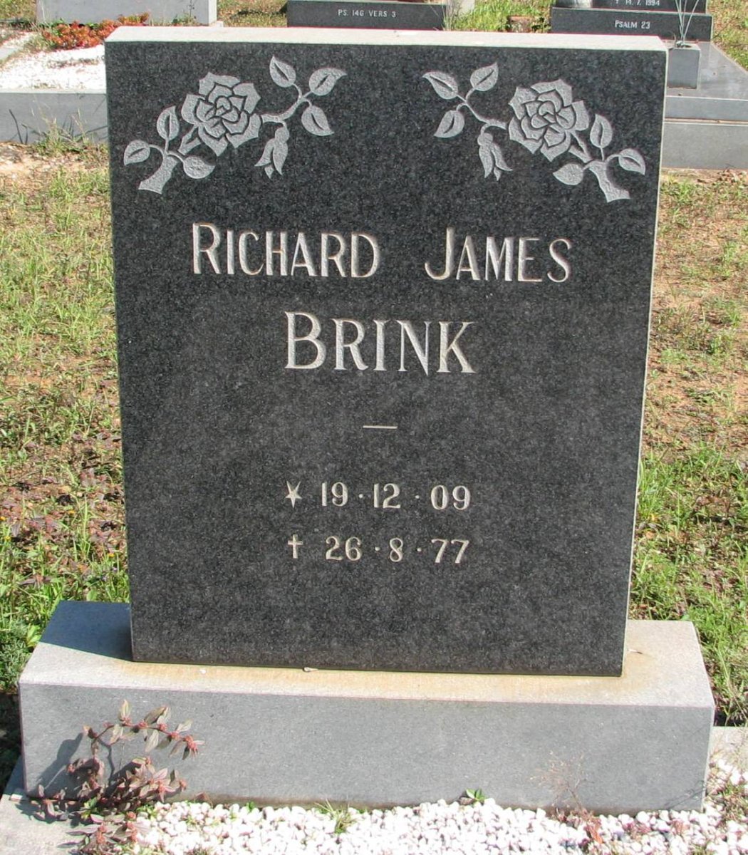 BRINK Richard James 1909-1977