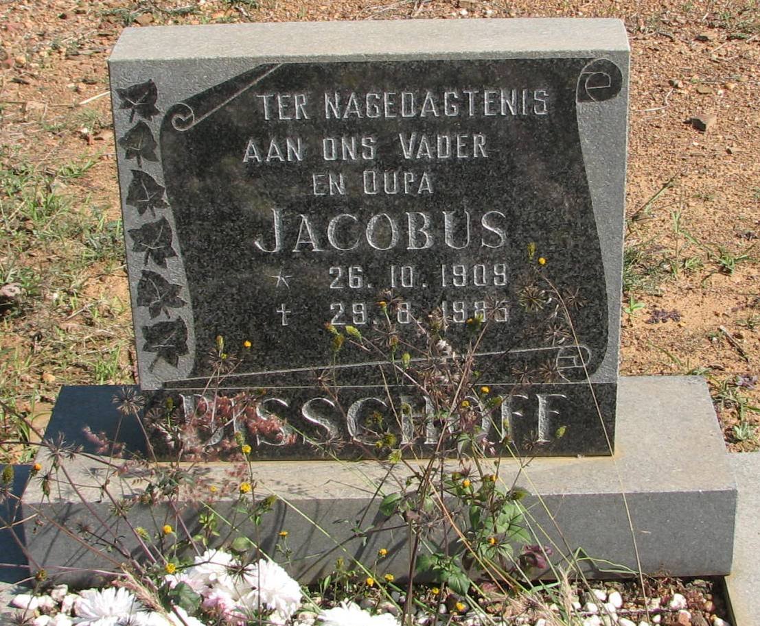 BISSCHOFF Jacobus 1909-1985