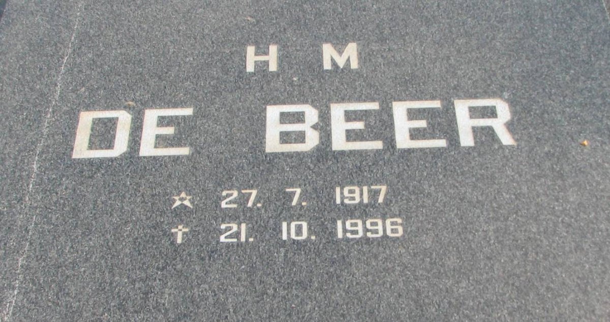 BEER H.M., de 1917-1996