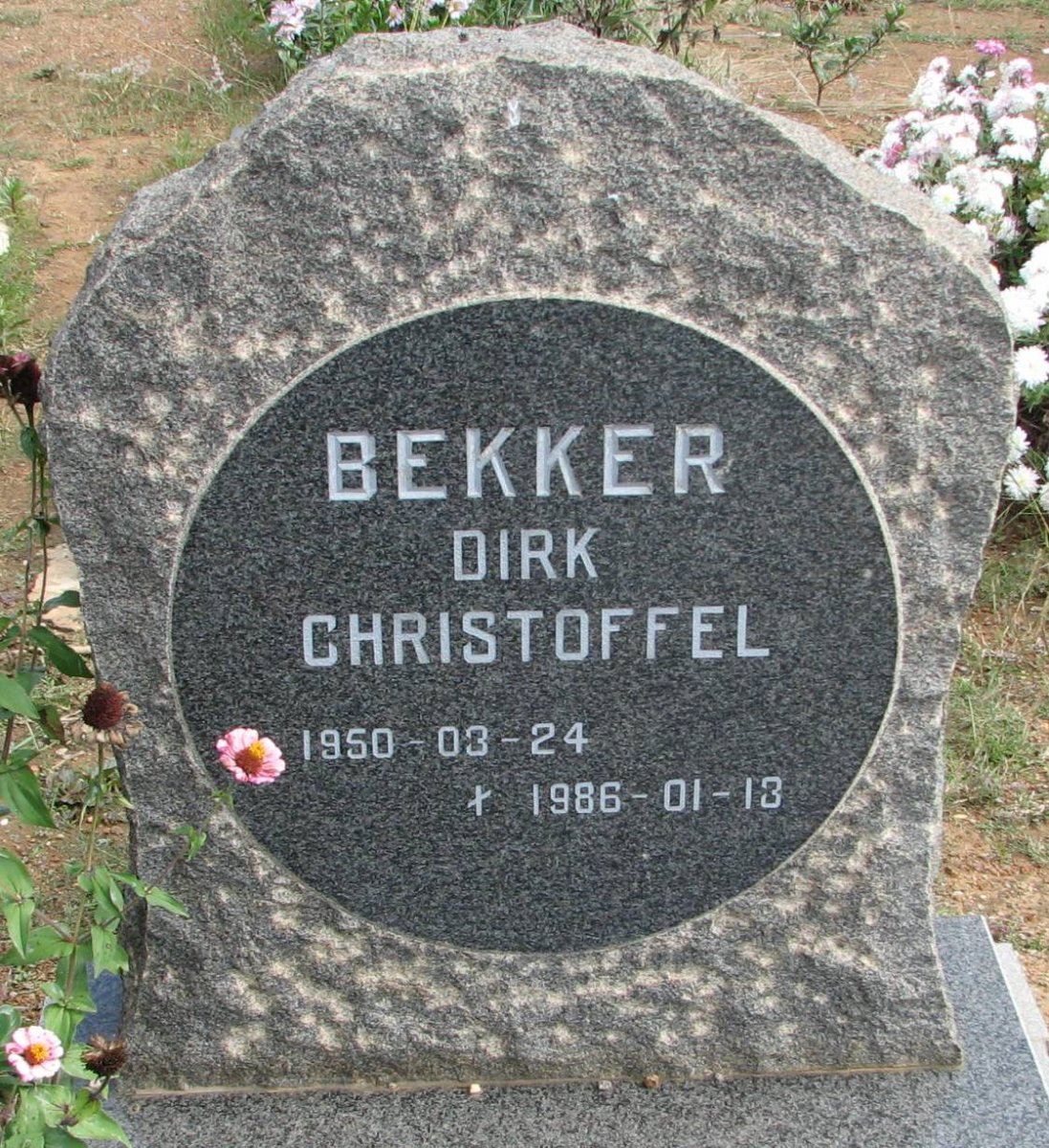 BEKKER Dirk Christoffel 1950-1986