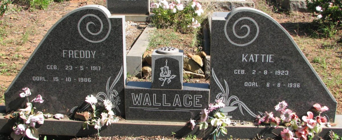 WALLACE Freddy 1917-1986 &amp; Kattie 1923-1996