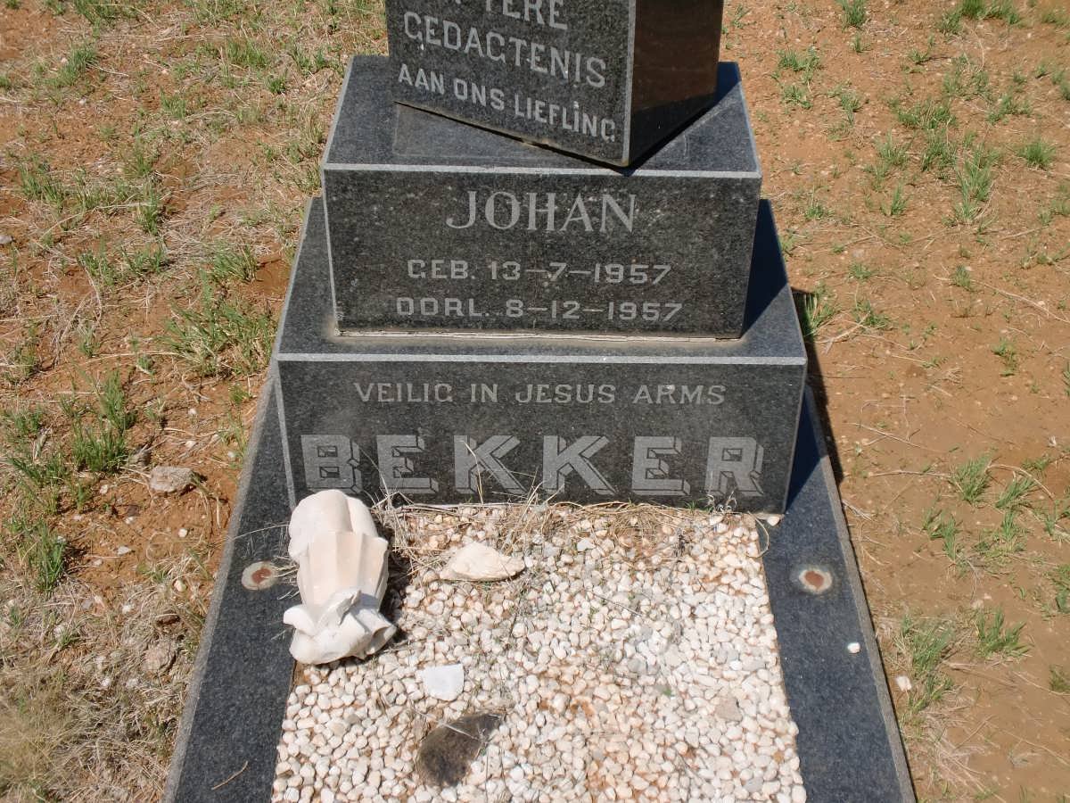 BEKKER Johan 1957-1957