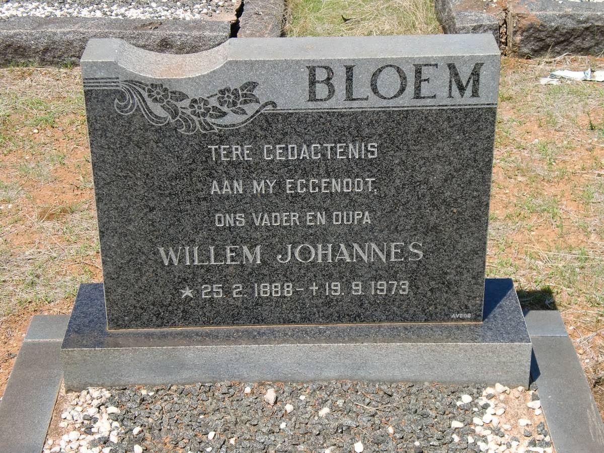 BLOEM Willem Johannes 1888-1973