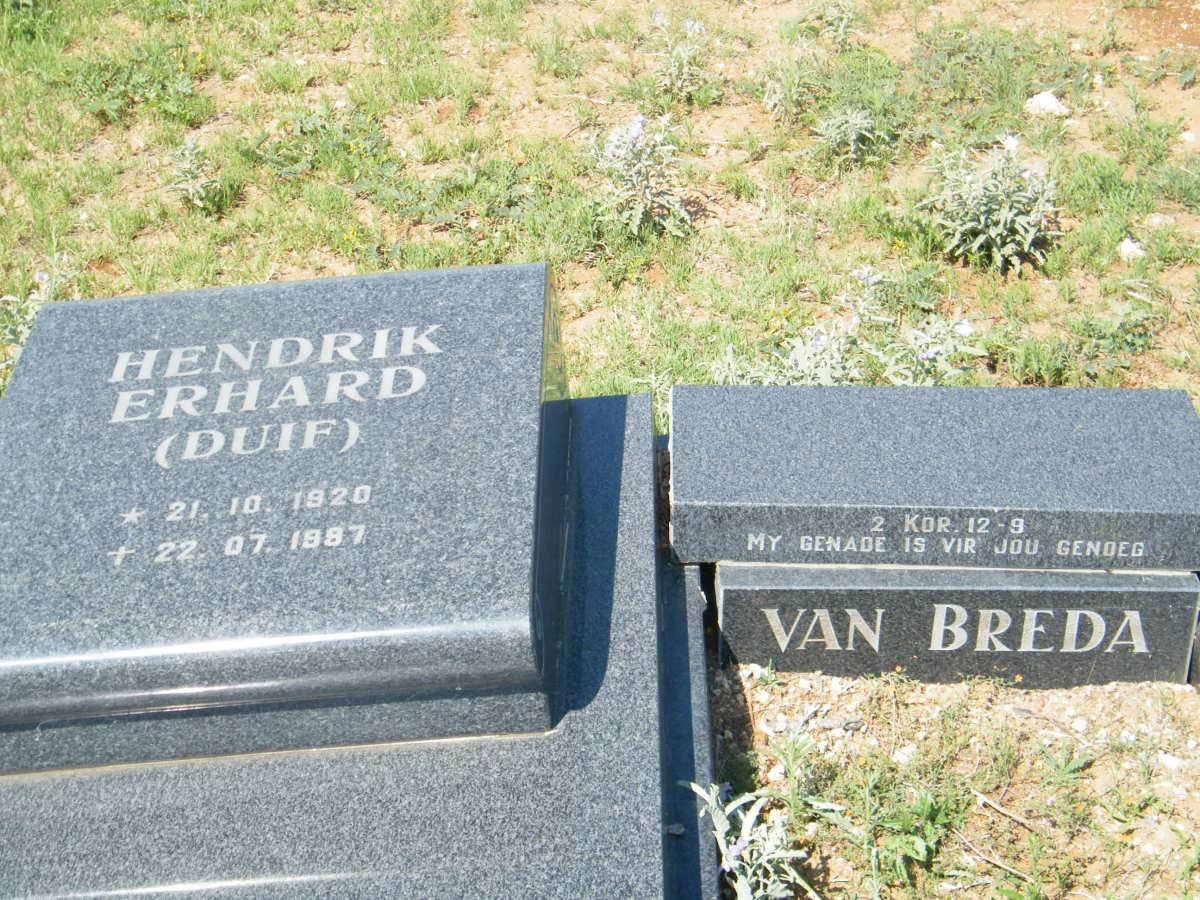 BREDA Hendrik Erhard, van 1920-1997