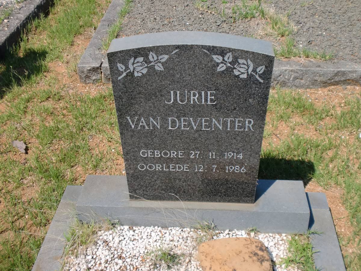DEVENTER Jurie, van 1914-1986