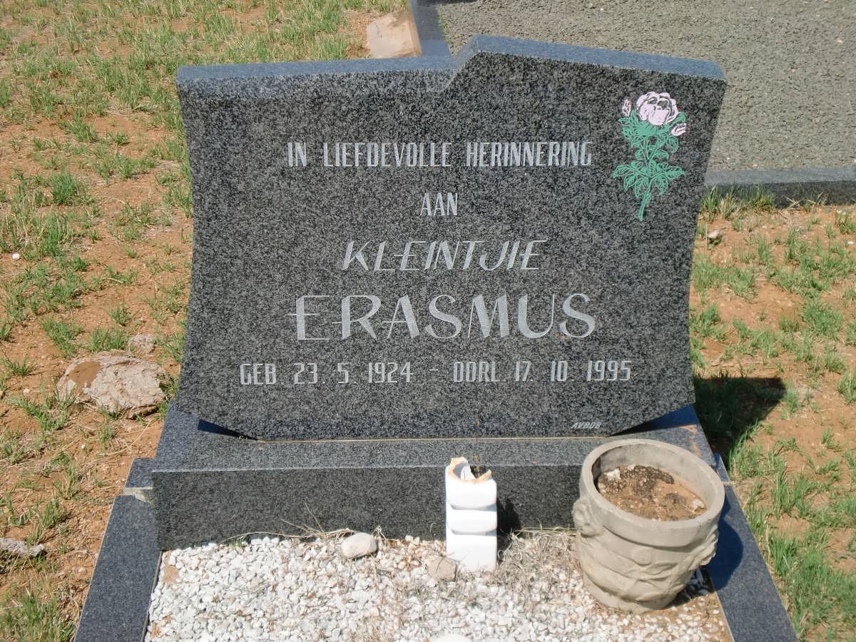 ERASMUS Kleintjie 1924-1995