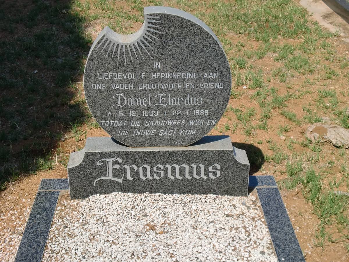 ERASMUS Daniel Elardus 1899-1988