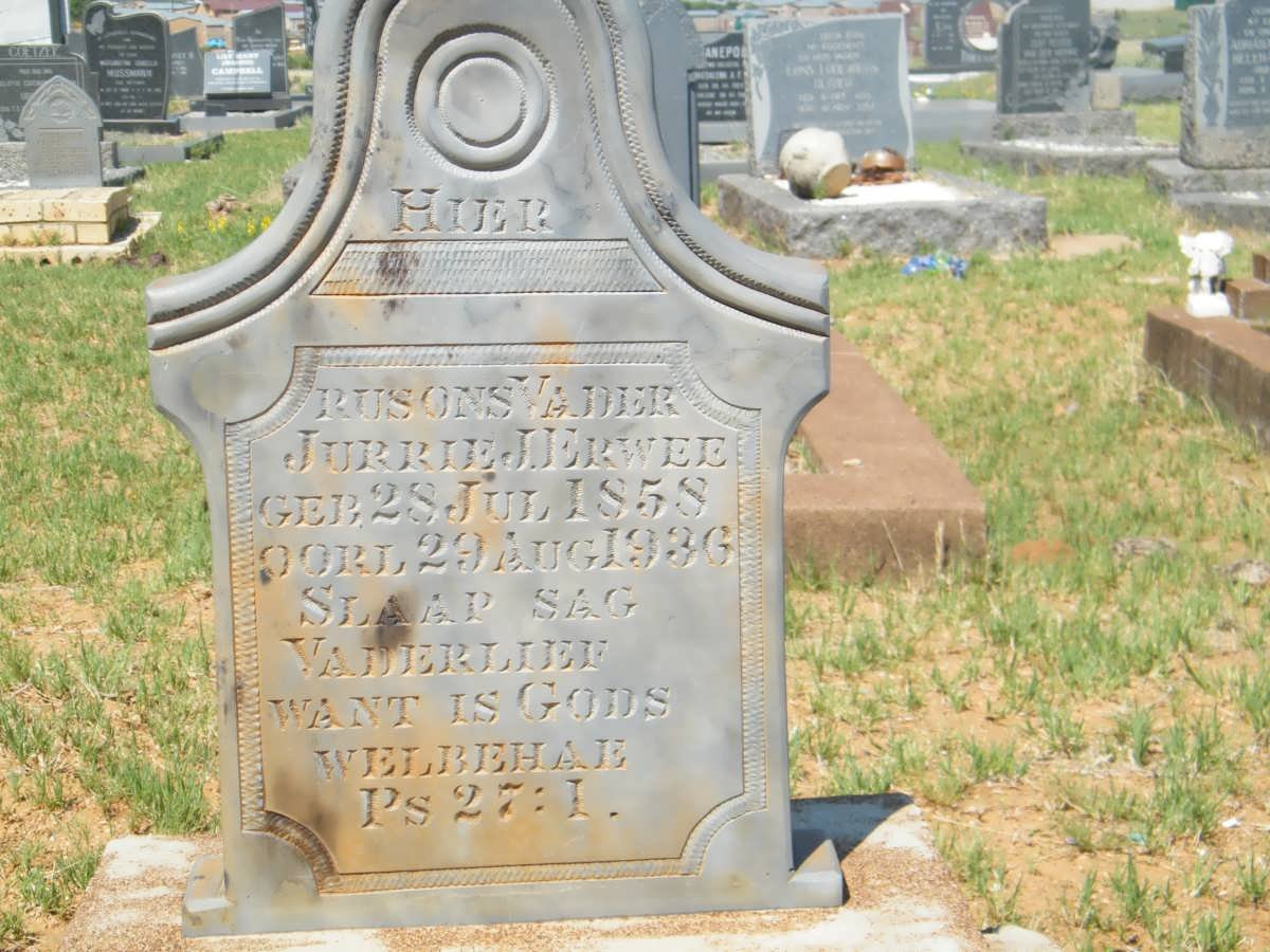 ERWEE Jurrie J. 1858-1936