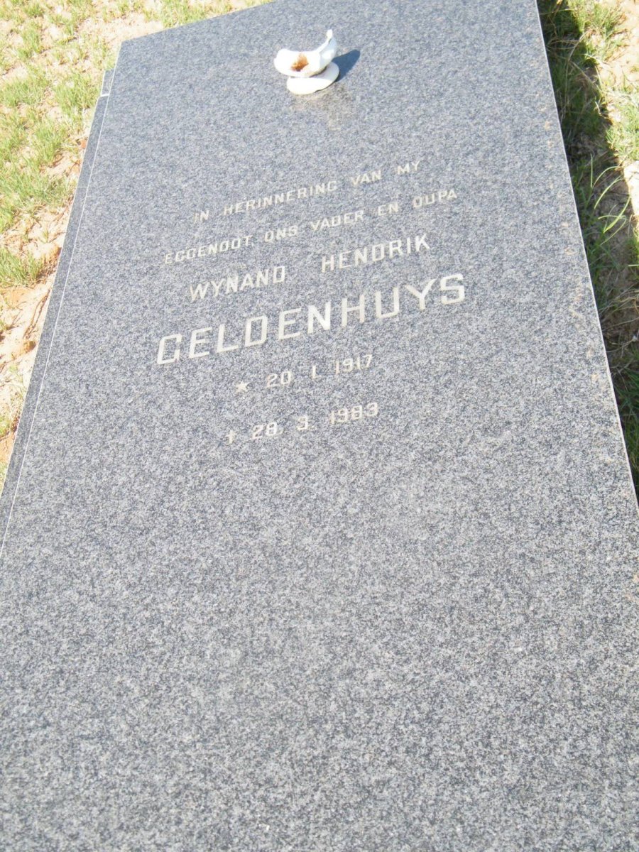 GELDENHUYS Wynand Hendrik 1917-1983