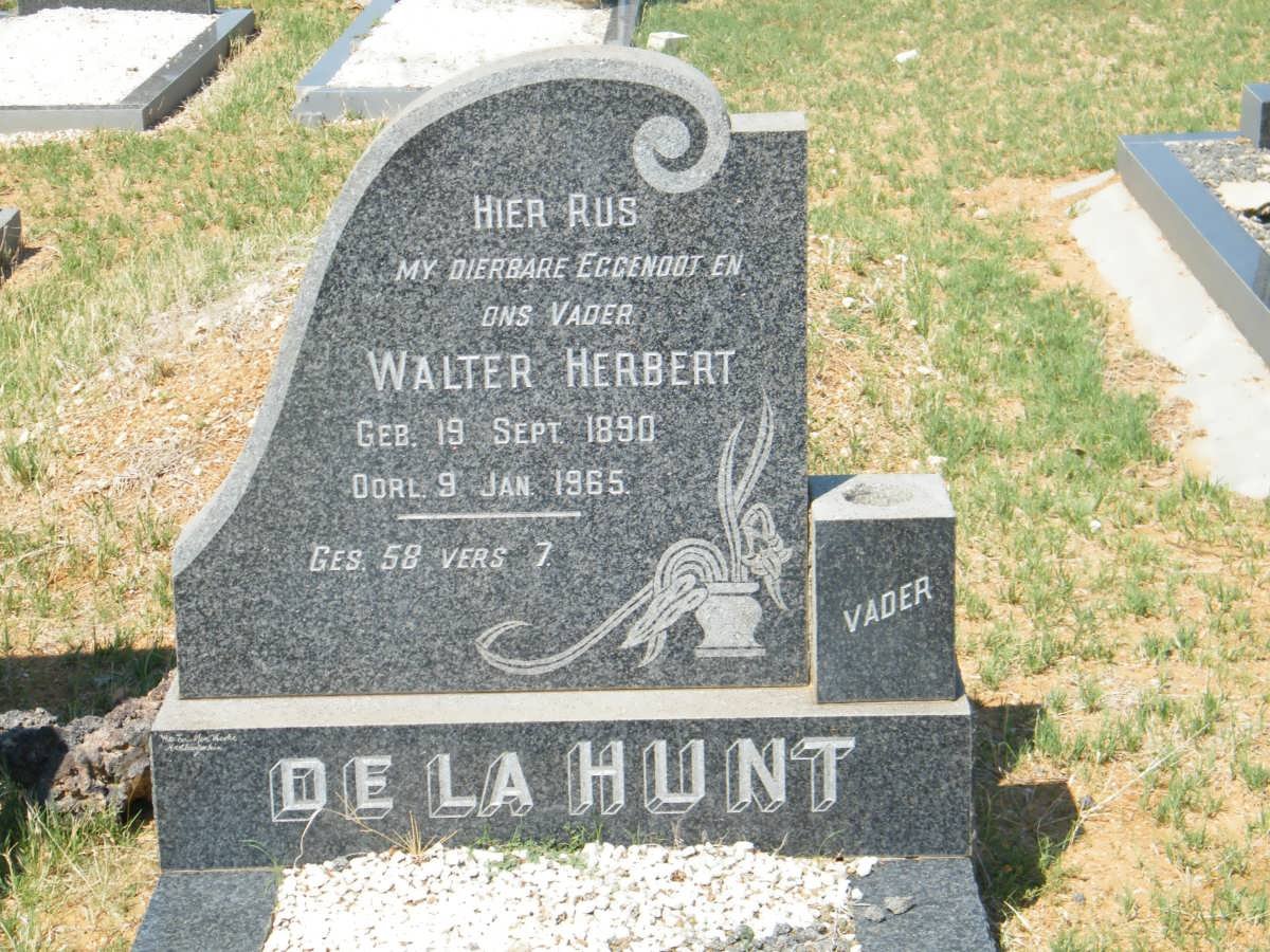 HUNT Walter Herbert, de la 1890-1965
