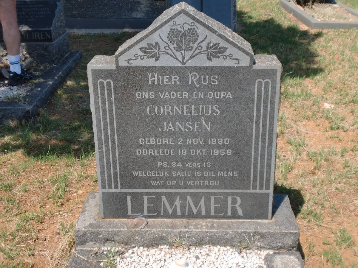 LEMMER Cornelius Jansen 1880-1958