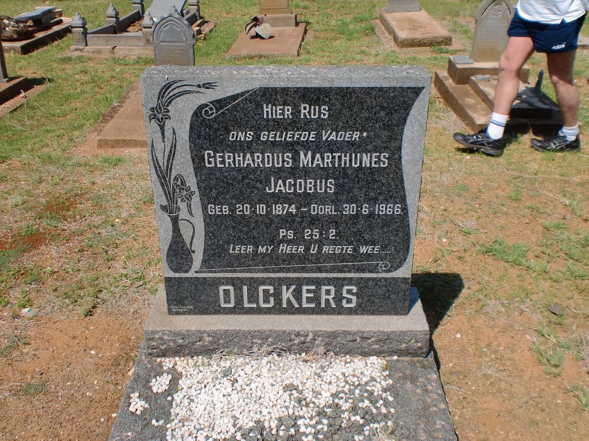 OLCKERS Gerhardus Marthunes Jacobus 1874-1966
