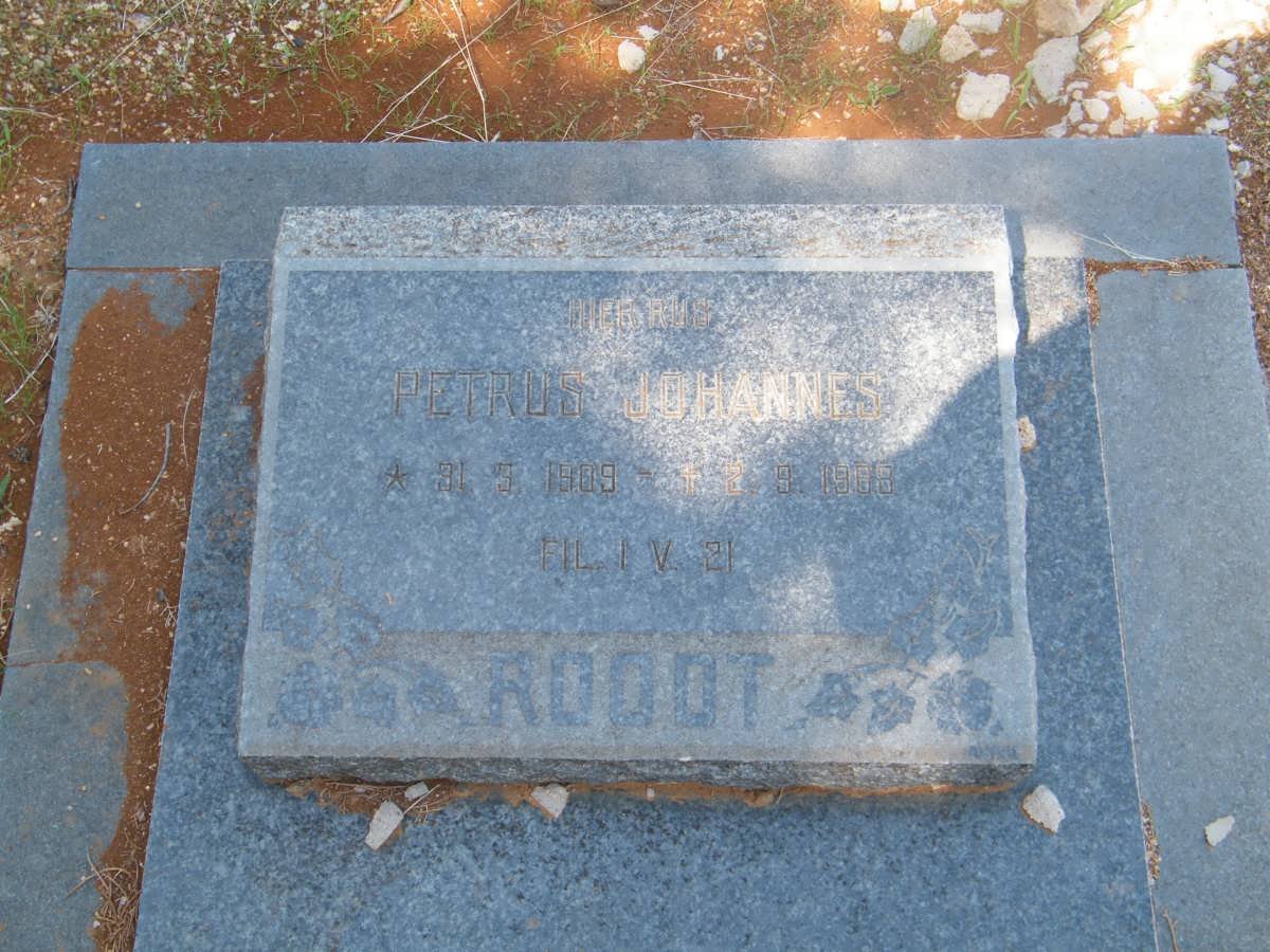 ROODT Petrus Johannes 1909-1988